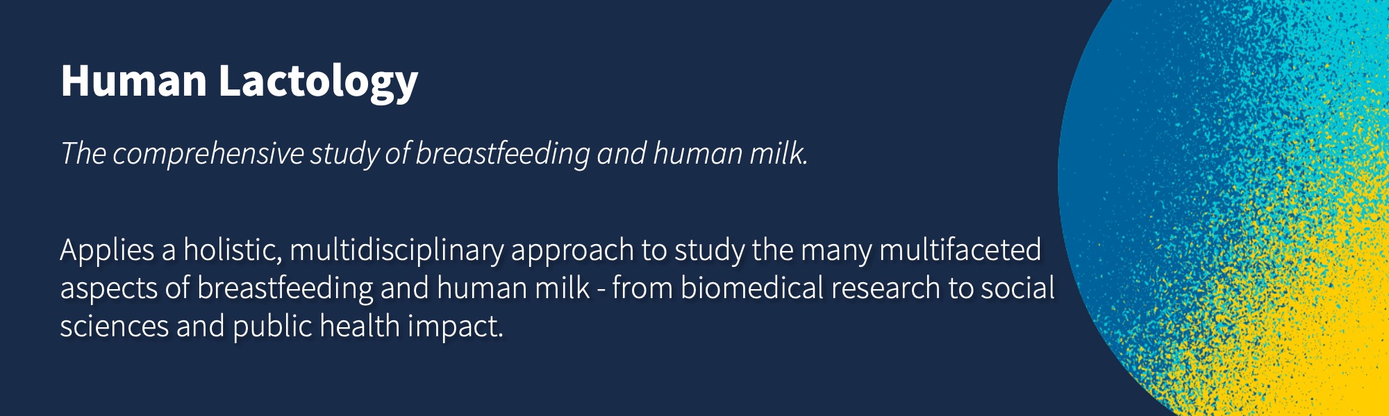 1 of 1, Definition of Human Lactology