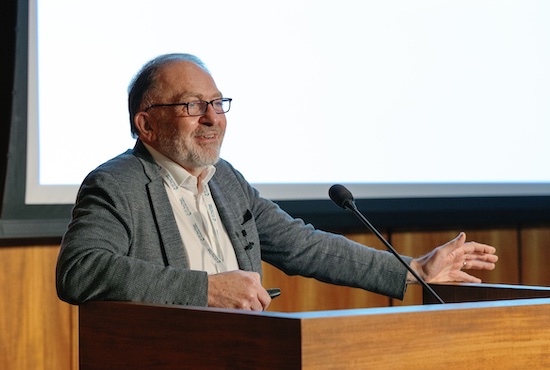 Image of Dr. Rollins speaking at HMI'24