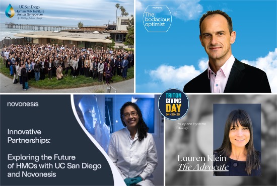 HMI'25 photos, Bodacious Optimist Podcast, Novonesis Partnership Webinar. tritonGivingDay Generosity of Lauren Klein and family