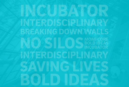 word art with word cloud around intersection and innovation