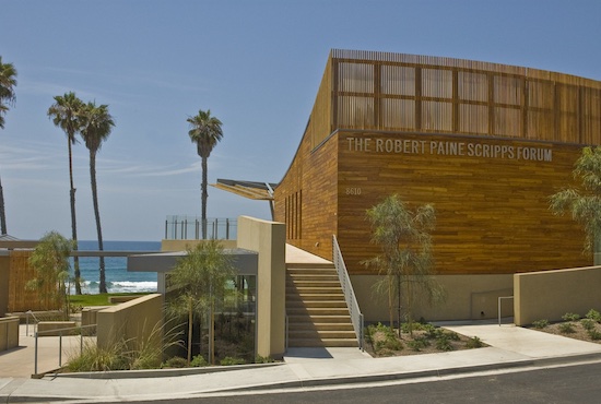 Entrance to Scripps Seaside Forum