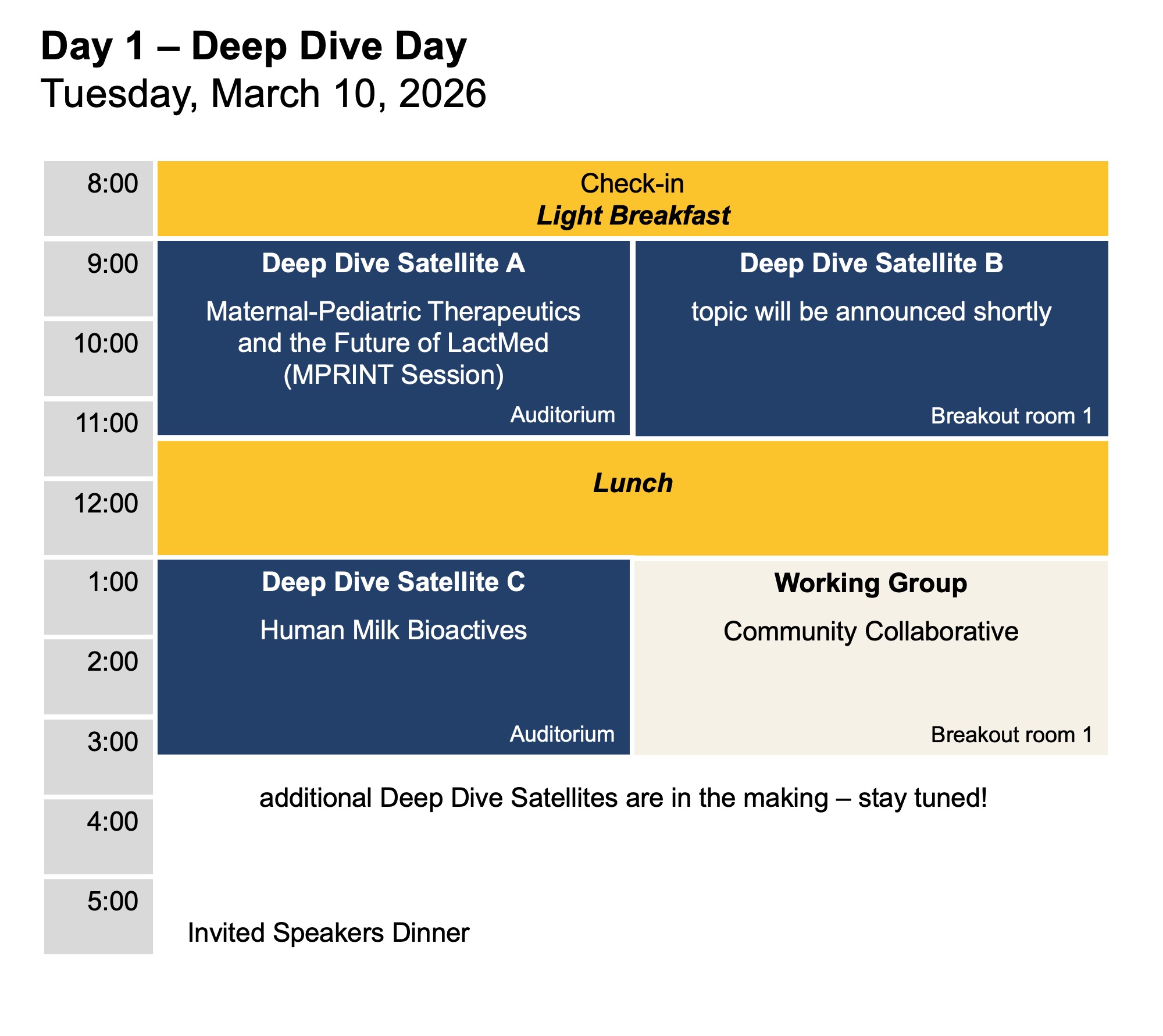 1 of 3, HMI'26 program day 1